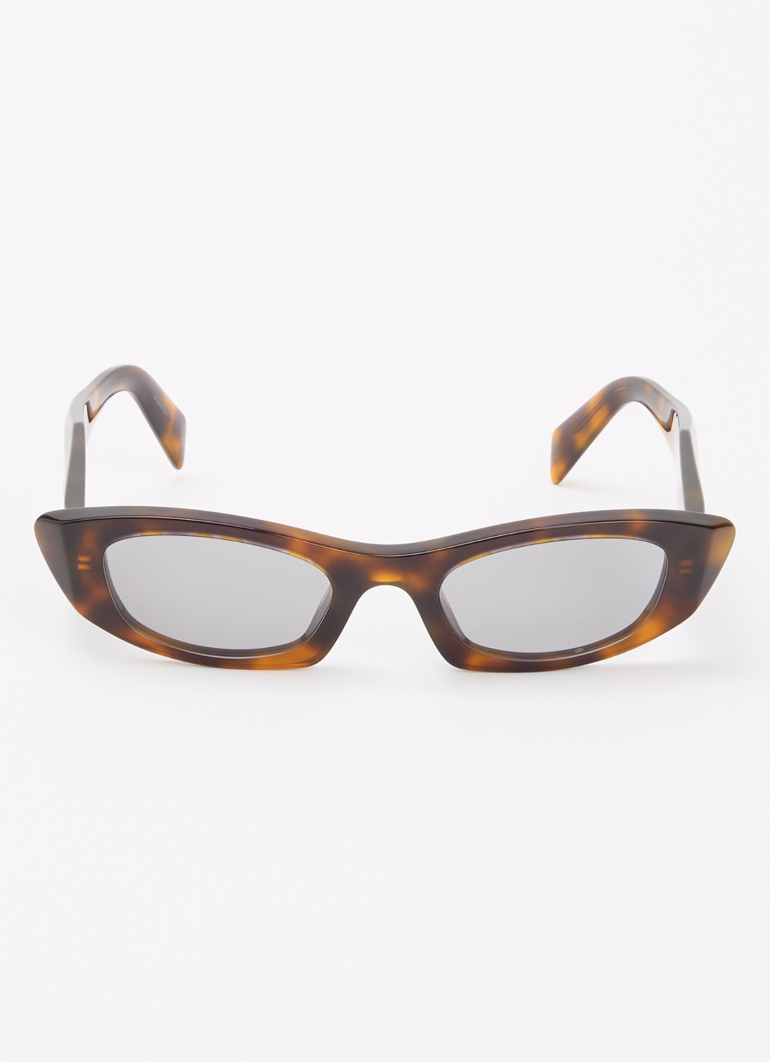 Prada Cat Eye zonnebril PR B16S - detail donkerbruin