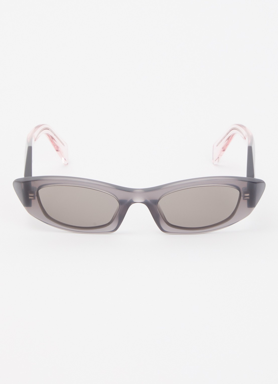 Prada Cat Eye zonnebril PR B16S - detail 2 donkergrijs