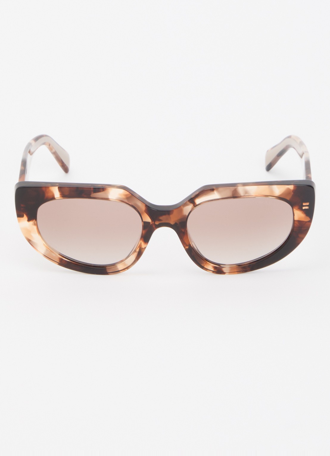 Prada Cat Eye zonnebril PR D02S - detail bruin