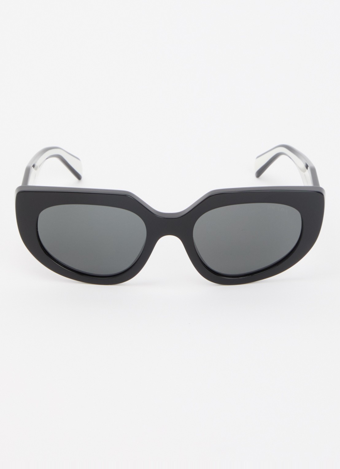 Prada Cat Eye zonnebril PR D02S - detail zwart