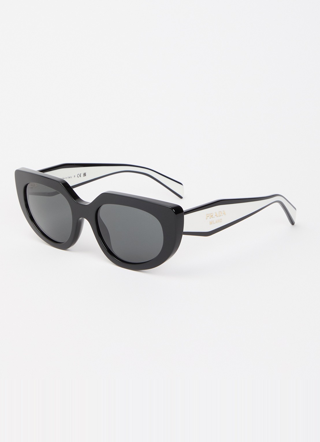 Prada Cat Eye zonnebril PR D02S - voorkant 4 zwart