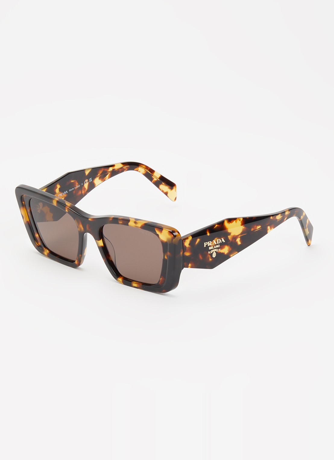 Prada Cat Eye zonnebril PR08YS - voorkant 4 bruin