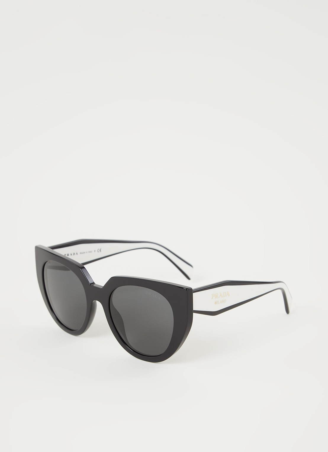 Prada Cat Eye zonnebril PR14WS - voorkant zwart