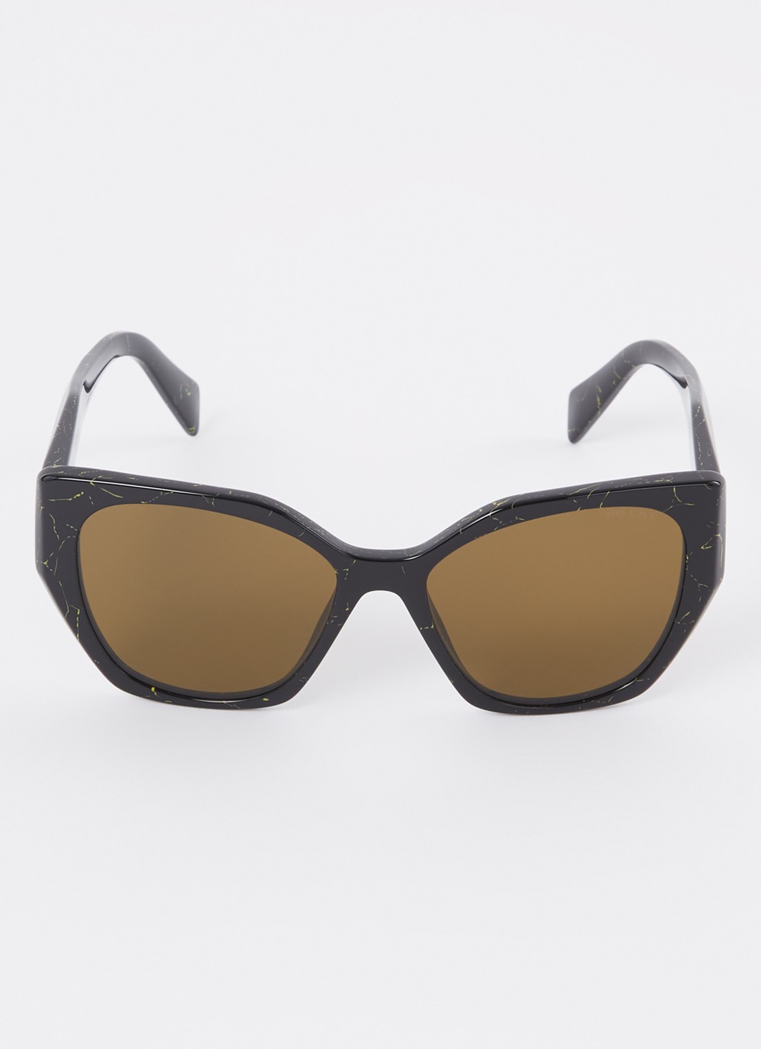 Prada Cat Eye zonnebril PR19ZS  - detail 3 zwart