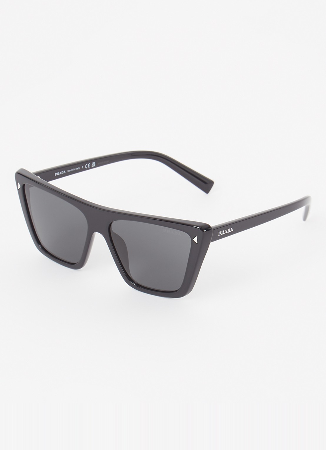 Prada Cat Eye zonnebril PR21ZS - voorkant 4 zwart
