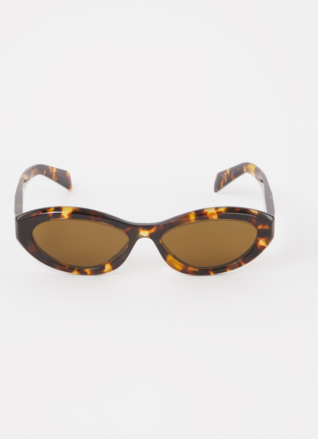 Prada Cat Eye zonnebril PR26ZS - detail 2 hazelnootbruin