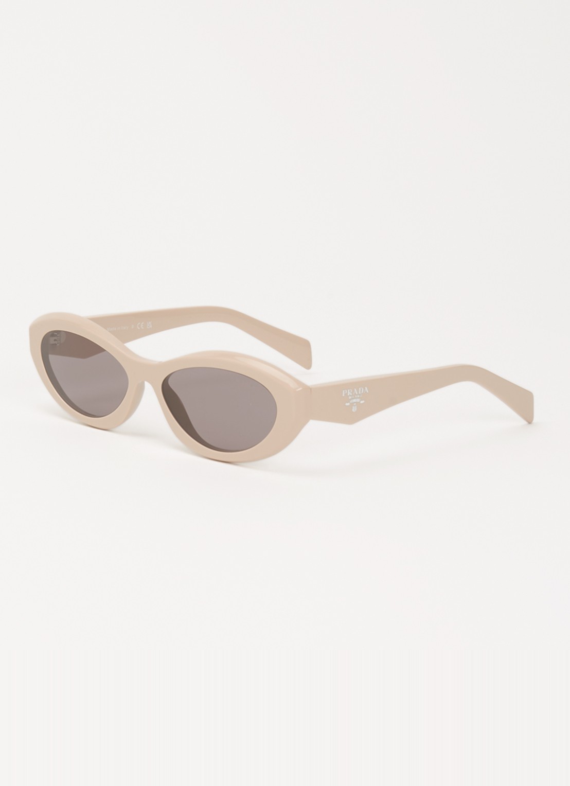Prada Cat Eye zonnebril PR26ZS - voorkant creme