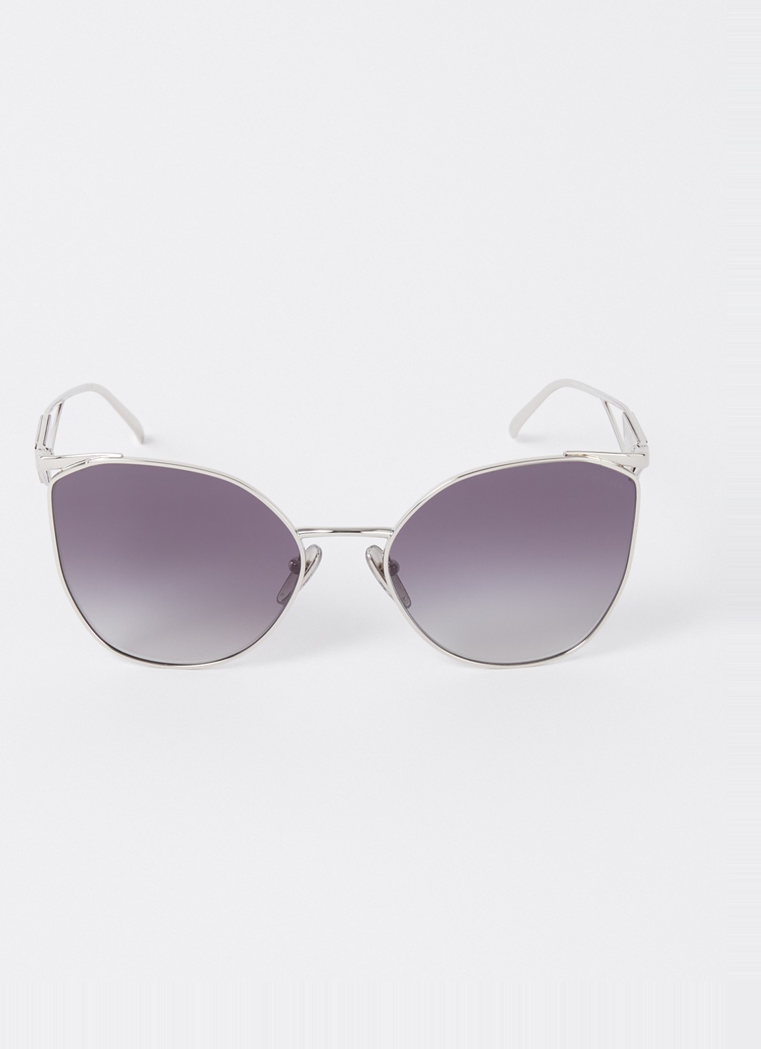 Prada Cat Eye zonnebril PR50ZS  - detail 3 zilver