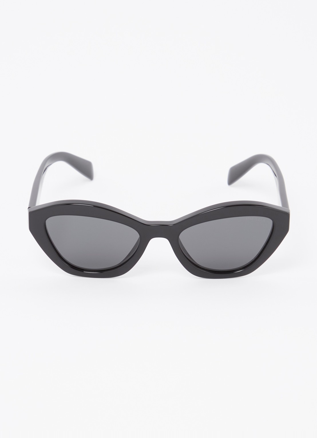 Prada Cat Eye zonnebril PRA02S - detail zwart