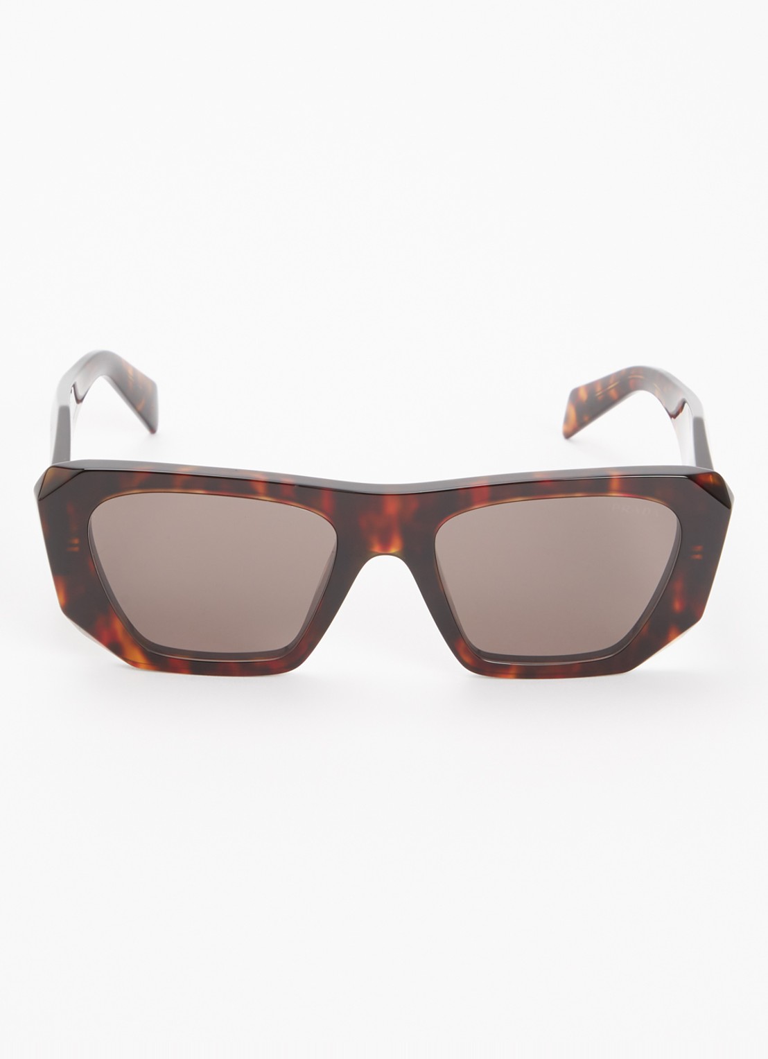 Prada Cat Eye zonnebril PRB18S - detail 2 donkerbruin