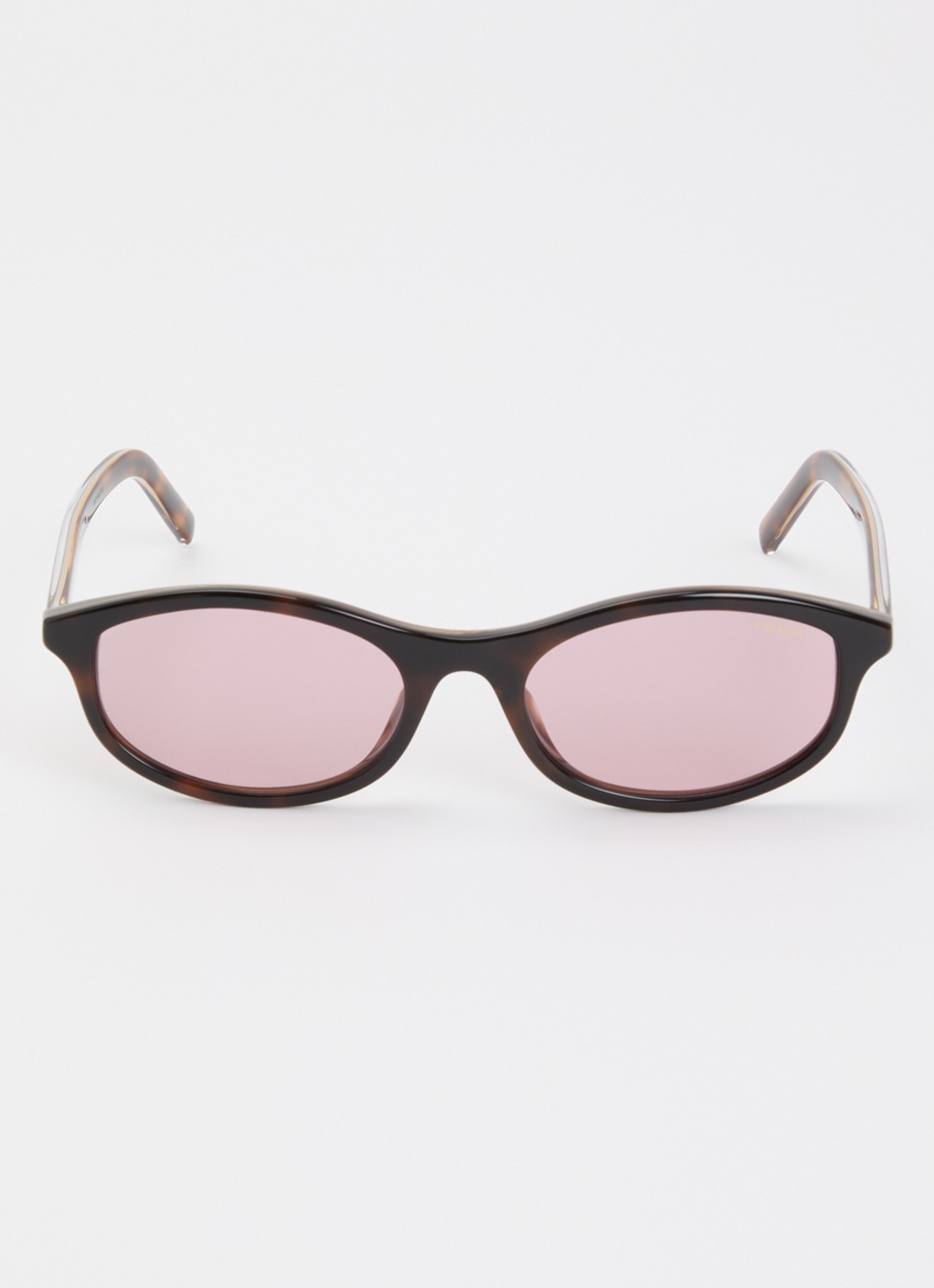 Prada Cat Eye zonnebril PRD17S - detail 2 donkerbruin