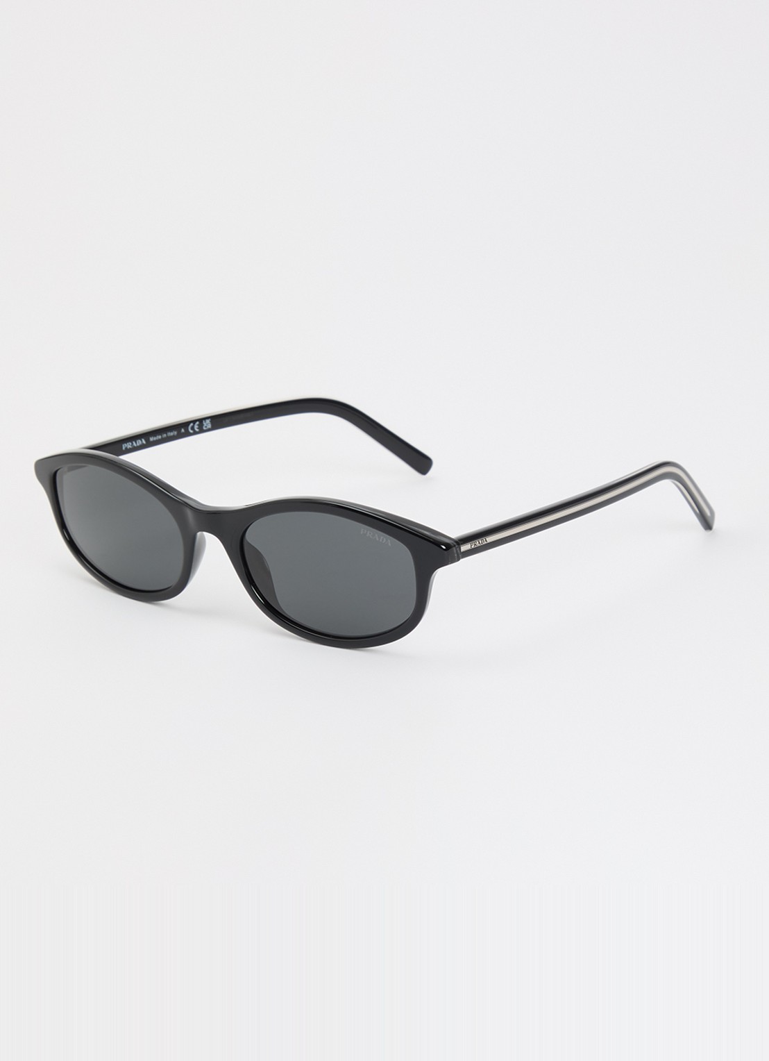 Prada Cat Eye zonnebril PRD17S - voorkant zwart
