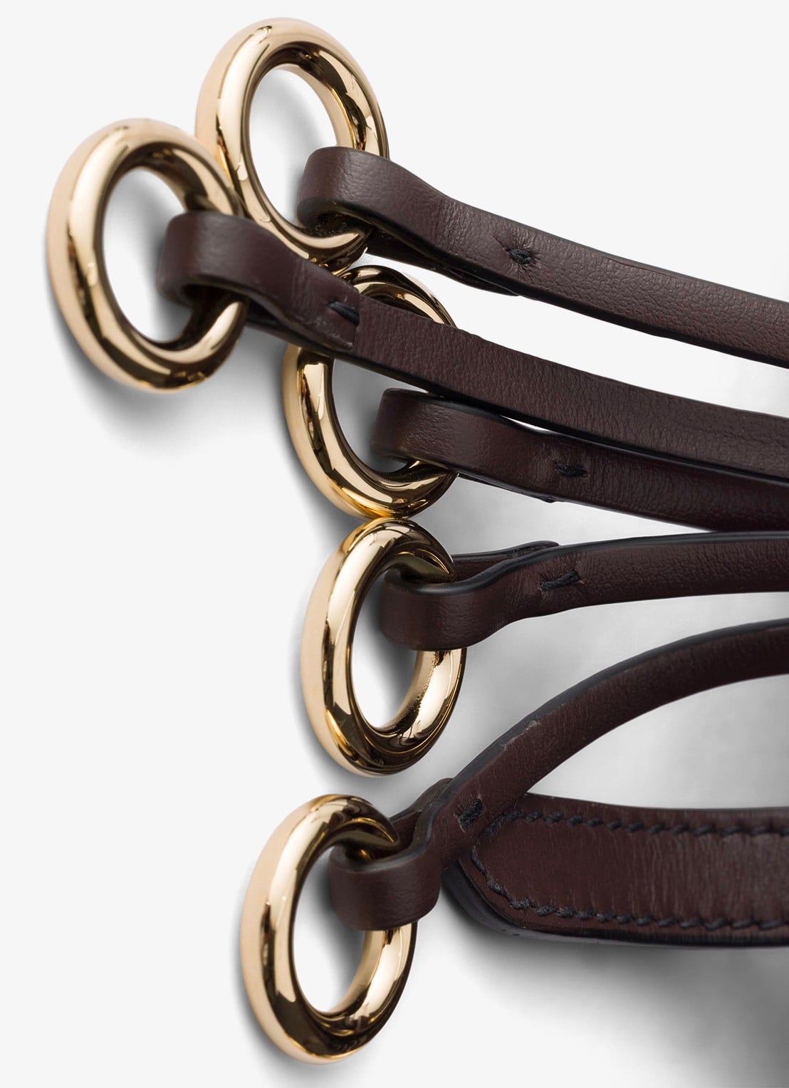 Prada Corsaire Mini schoudertas van corduroy met leren details - detail 5 donkerbruin