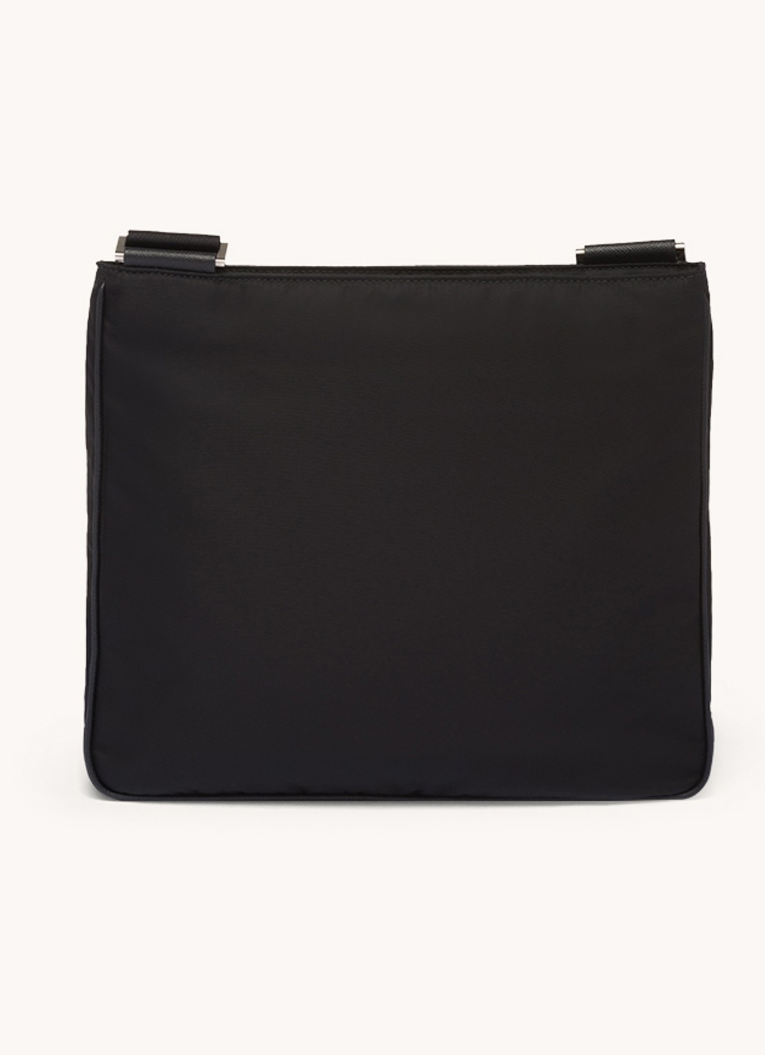 Prada Crossbodytas met leren details - detail zwart
