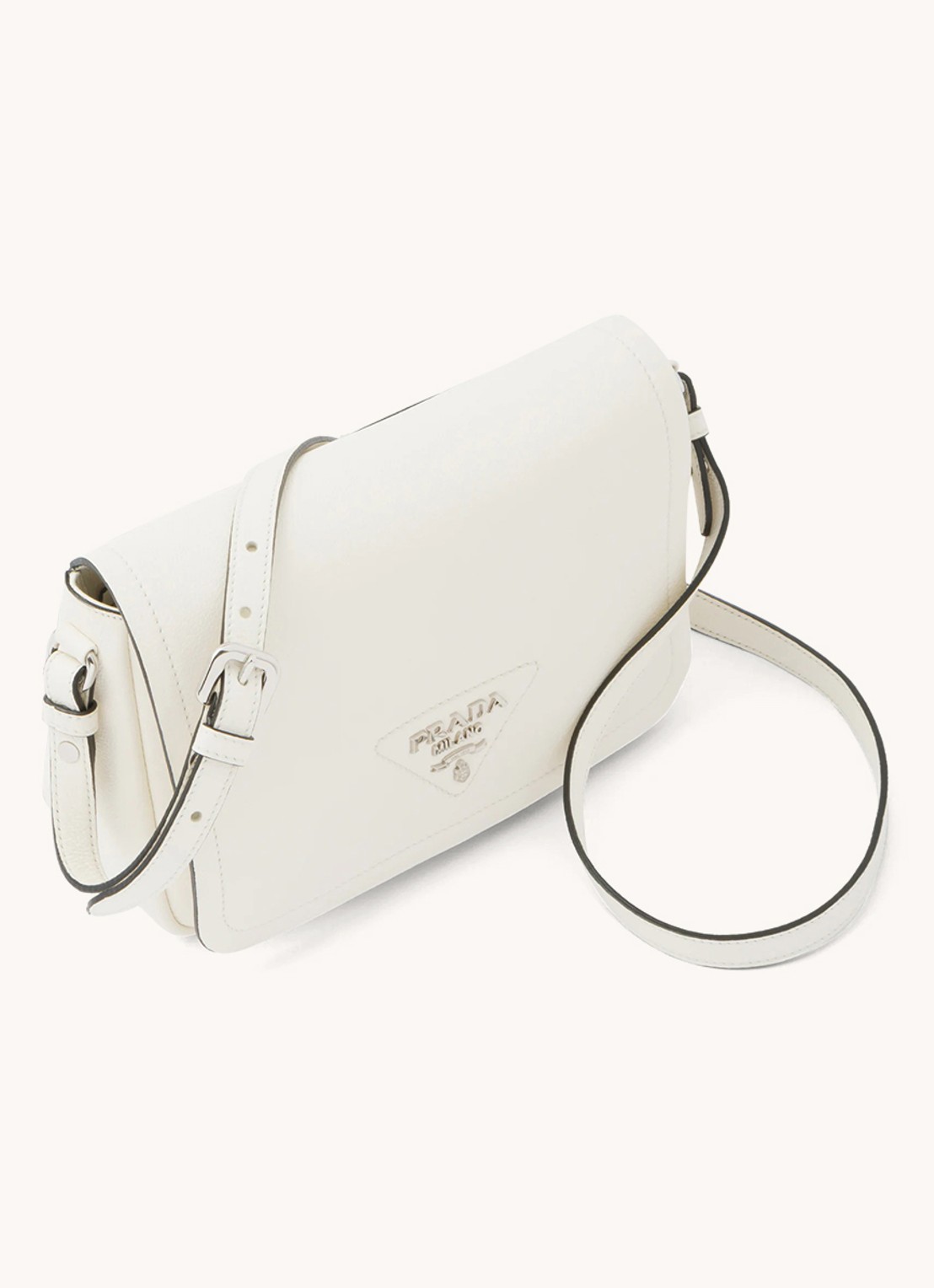 Prada Crossbodytas van kalfsleer - achterkant 5 wit