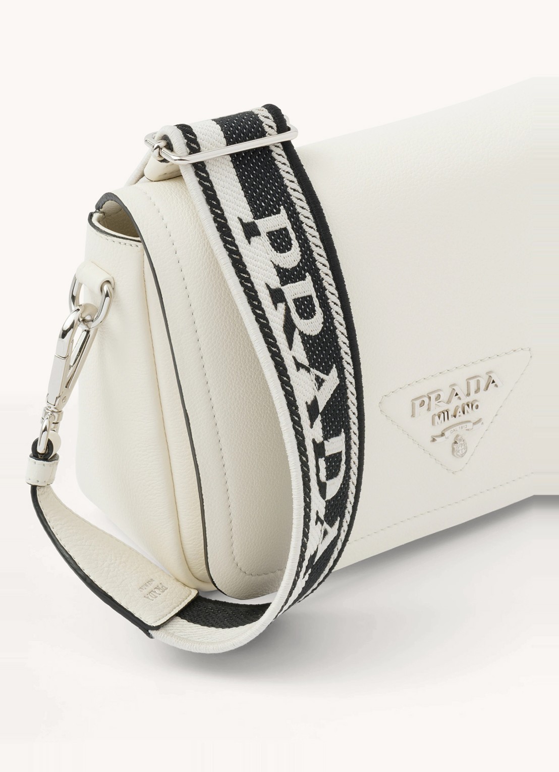 Prada Crossbodytas van kalfsleer - detail 3 wit