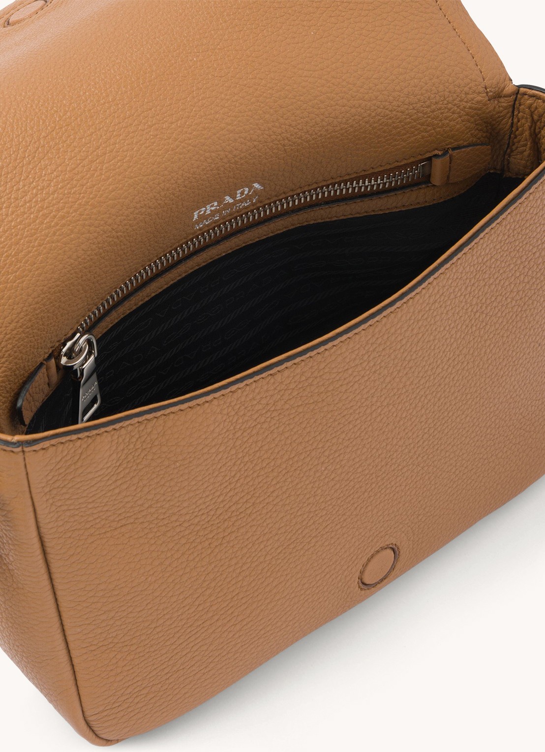 Prada Crossbodytas van kalfsleer - detail 3 bruin