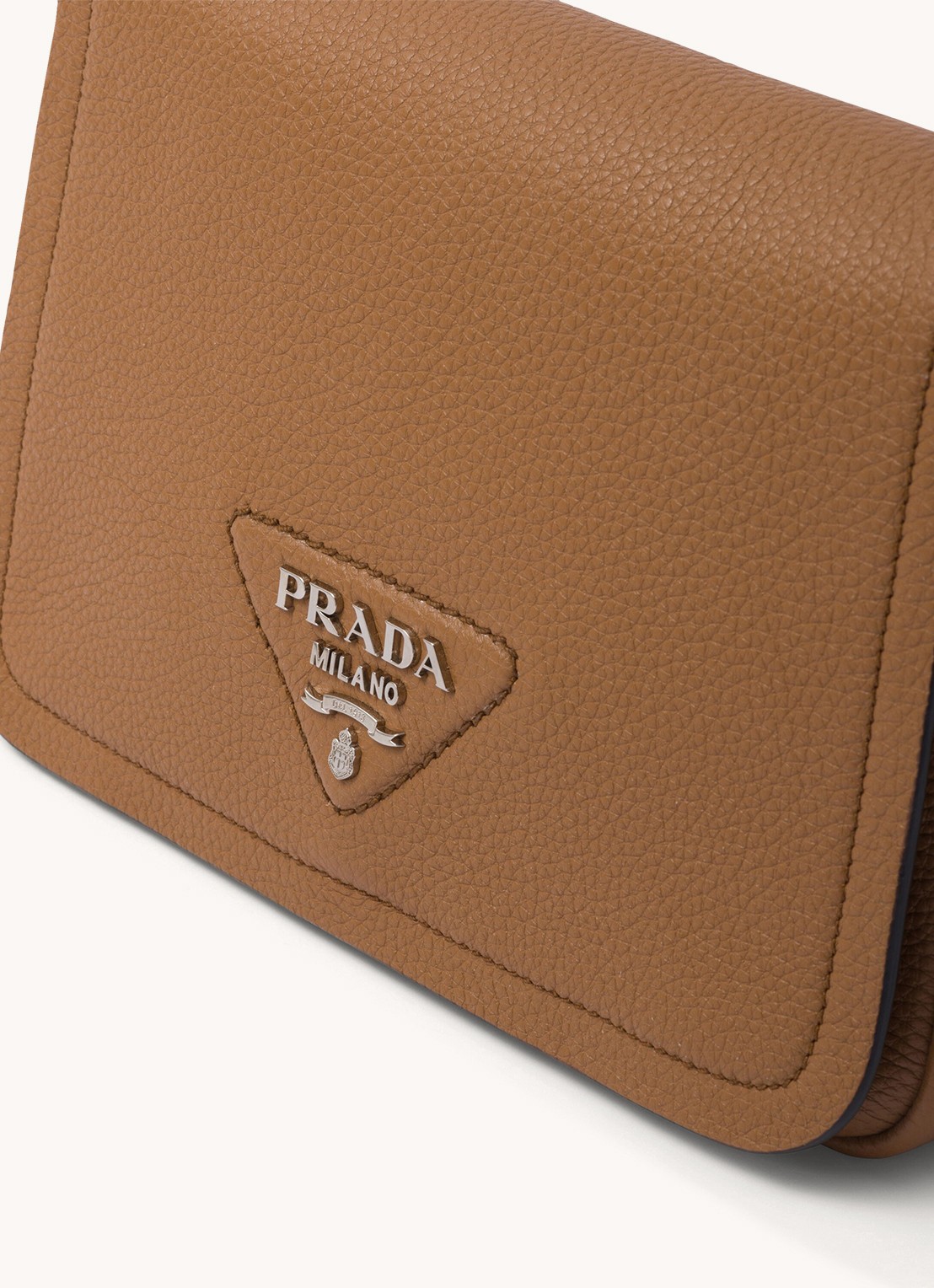 Prada Crossbodytas van kalfsleer - detail 4 bruin