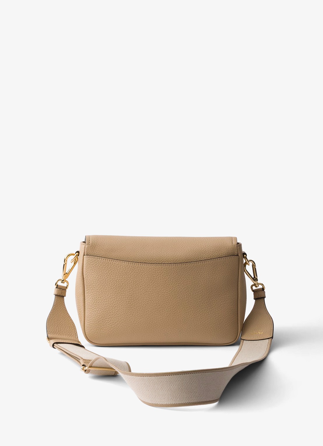 Prada Crossbodytas van kalfsleer - achterkant beige