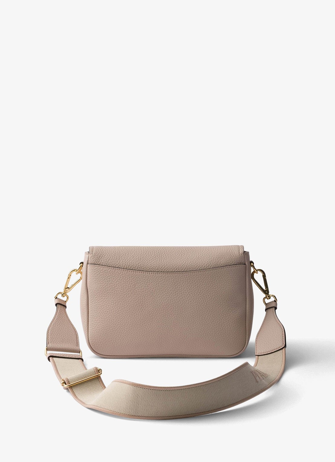 Prada Crossbodytas van kalfsleer - achterkant 7 taupe