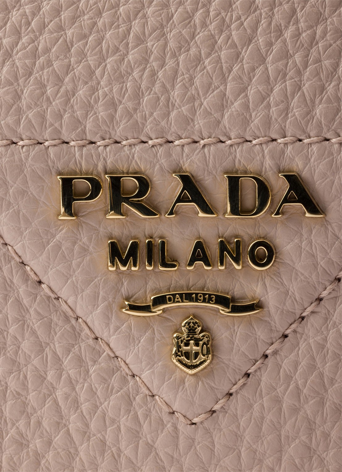 Prada Crossbodytas van kalfsleer - detail 4 taupe