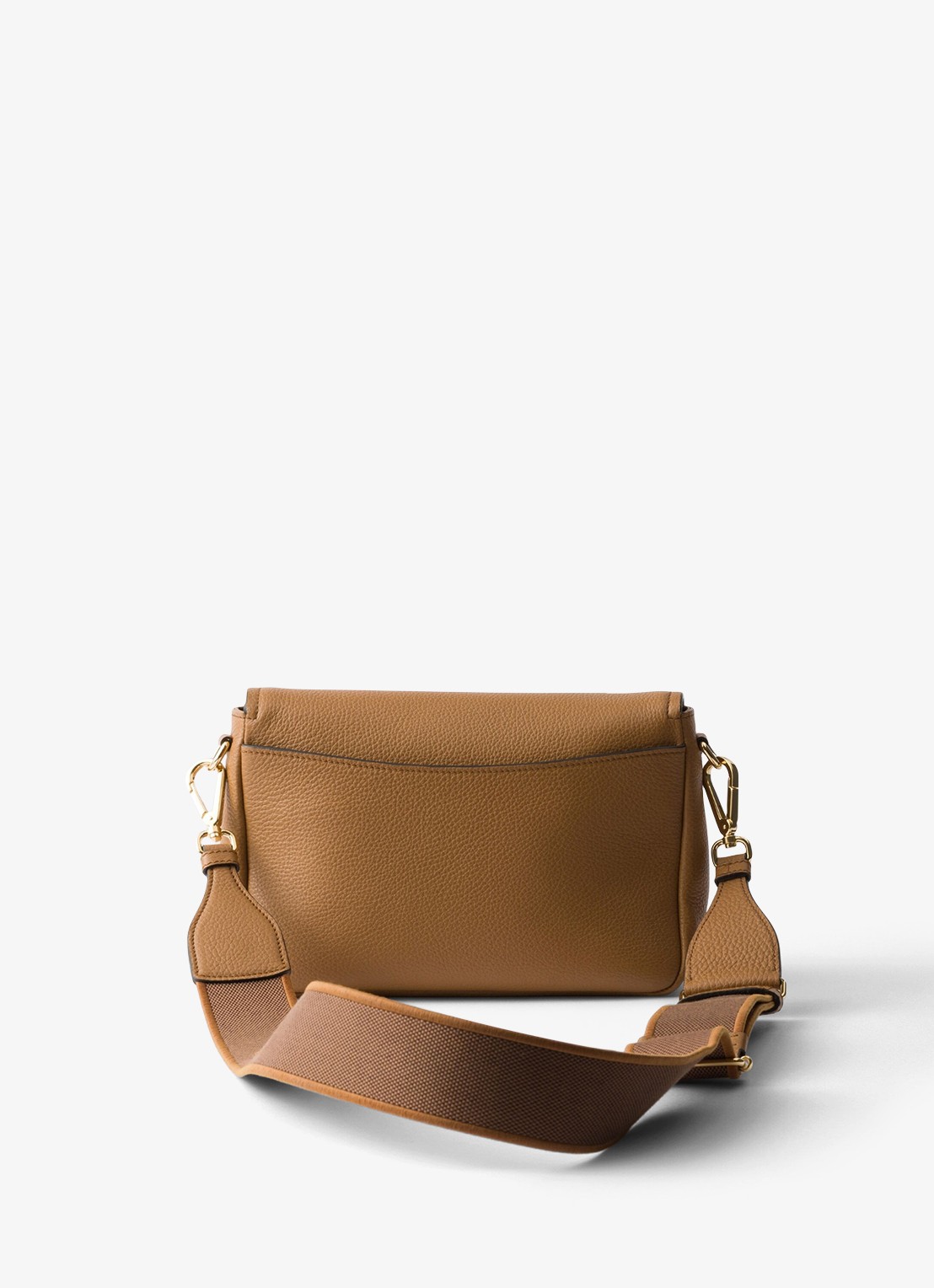 Prada Crossbodytas van kalfsleer - achterkant camel