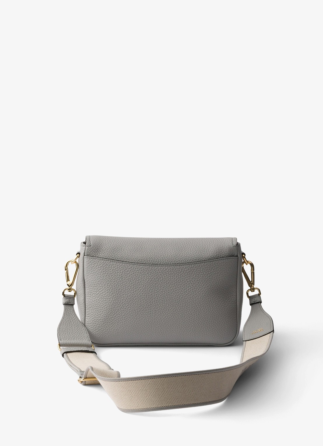 Prada Crossbodytas van kalfsleer - achterkant 7 grijs