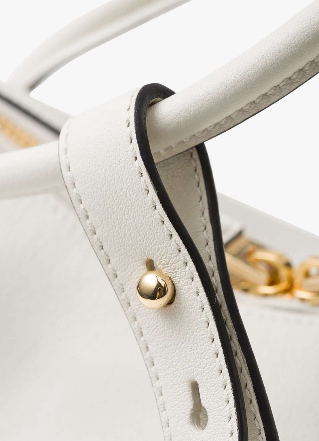 Prada Darling handtas van kalfsleer - detail 6 wit