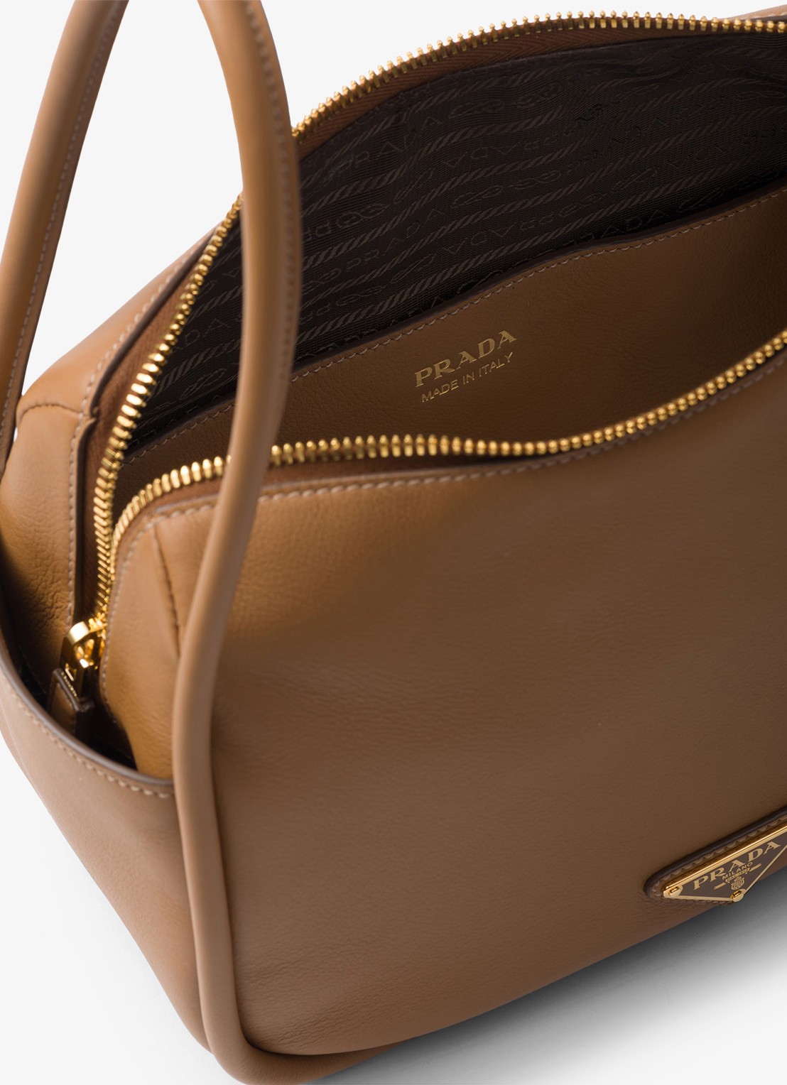 Prada Darling handtas van kalfsleer - detail 2 bruin