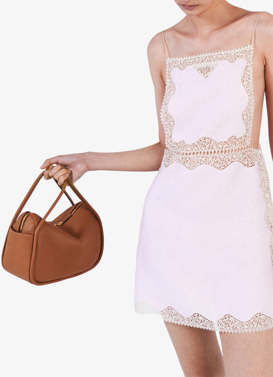 Prada Darling handtas van kalfsleer - detail 4 bruin