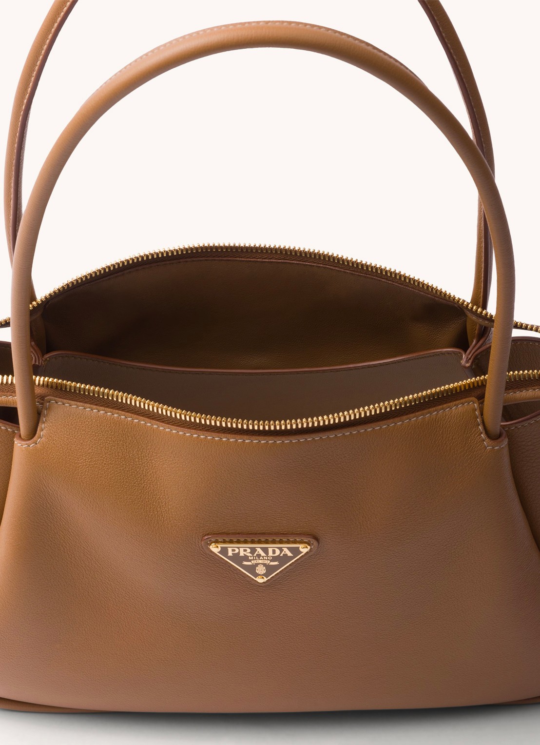 Prada Darling Medium schoudertas van leer - detail 5 bruin