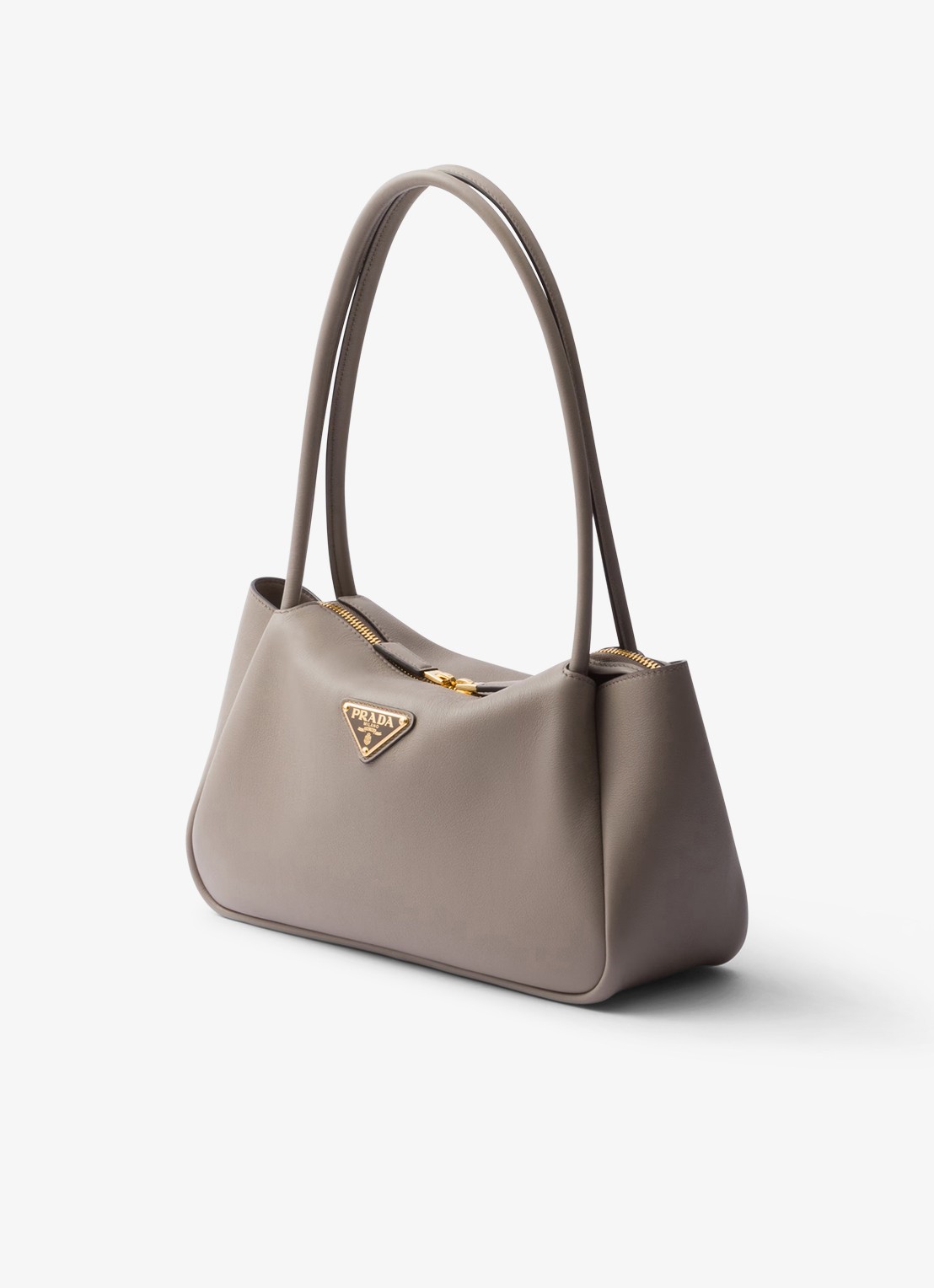 Prada Darling Medium schoudertas van leer - detail 4 taupe