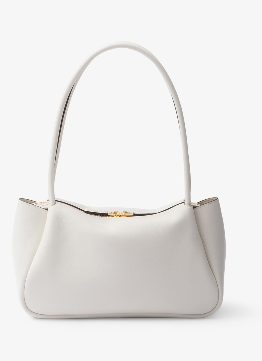 Prada Darling Medium schoudertas van leer - achterkant 3 wit