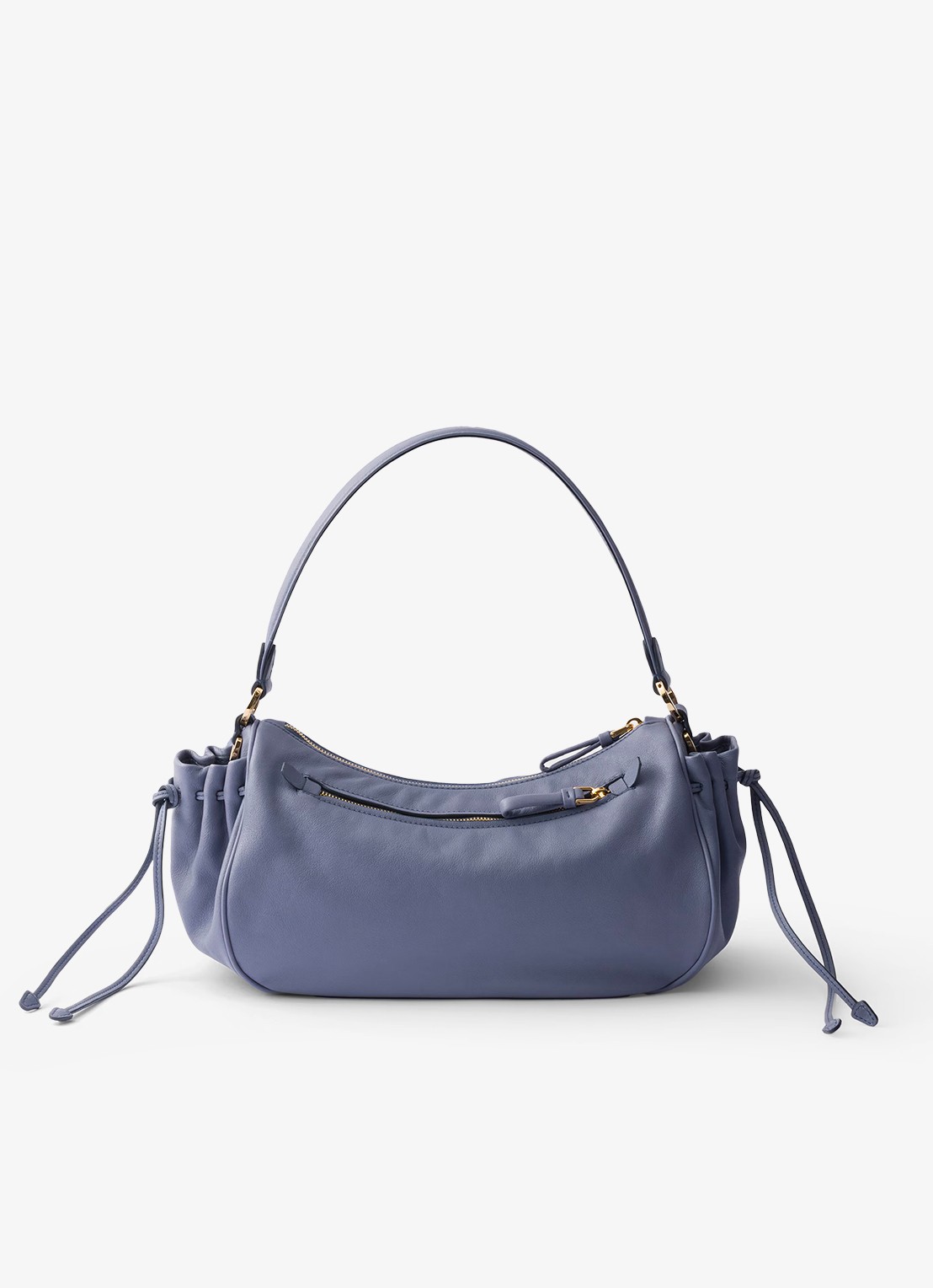 Prada Desiree Small schoudertas van kalfsleer - achterkant 7 blauw