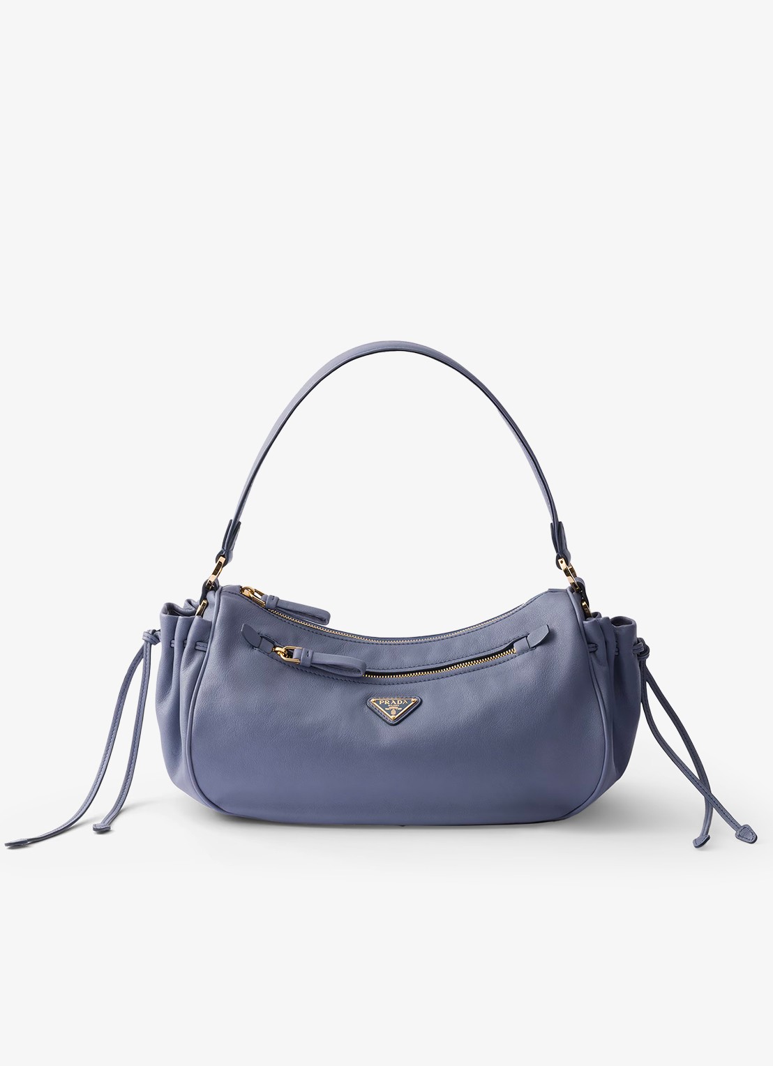 Prada Desiree Small schoudertas van kalfsleer - voorkant 5 blauw