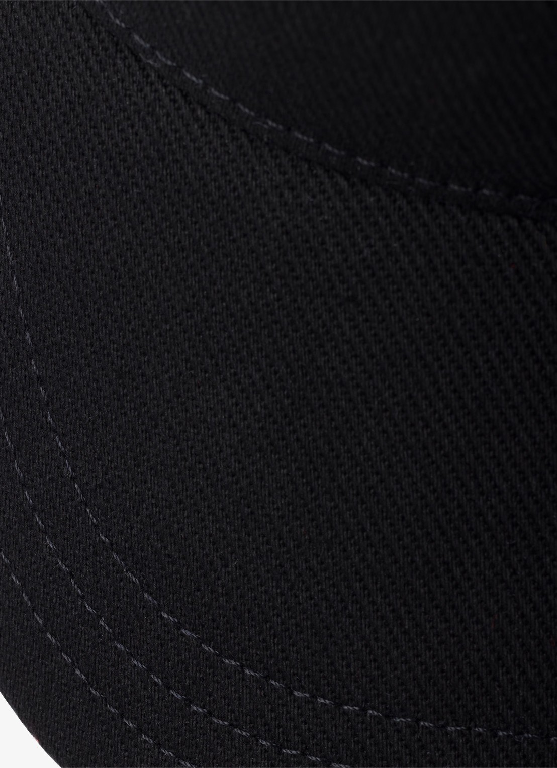 Prada Drill baseball pet met logo - detail 3 zwart