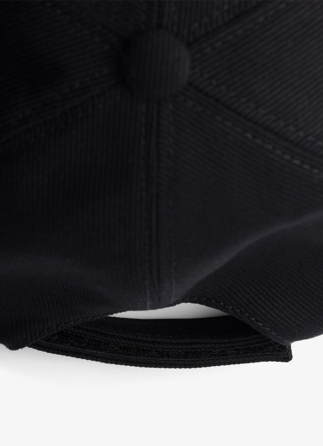 Prada Drill baseball pet met logo - detail 4 zwart
