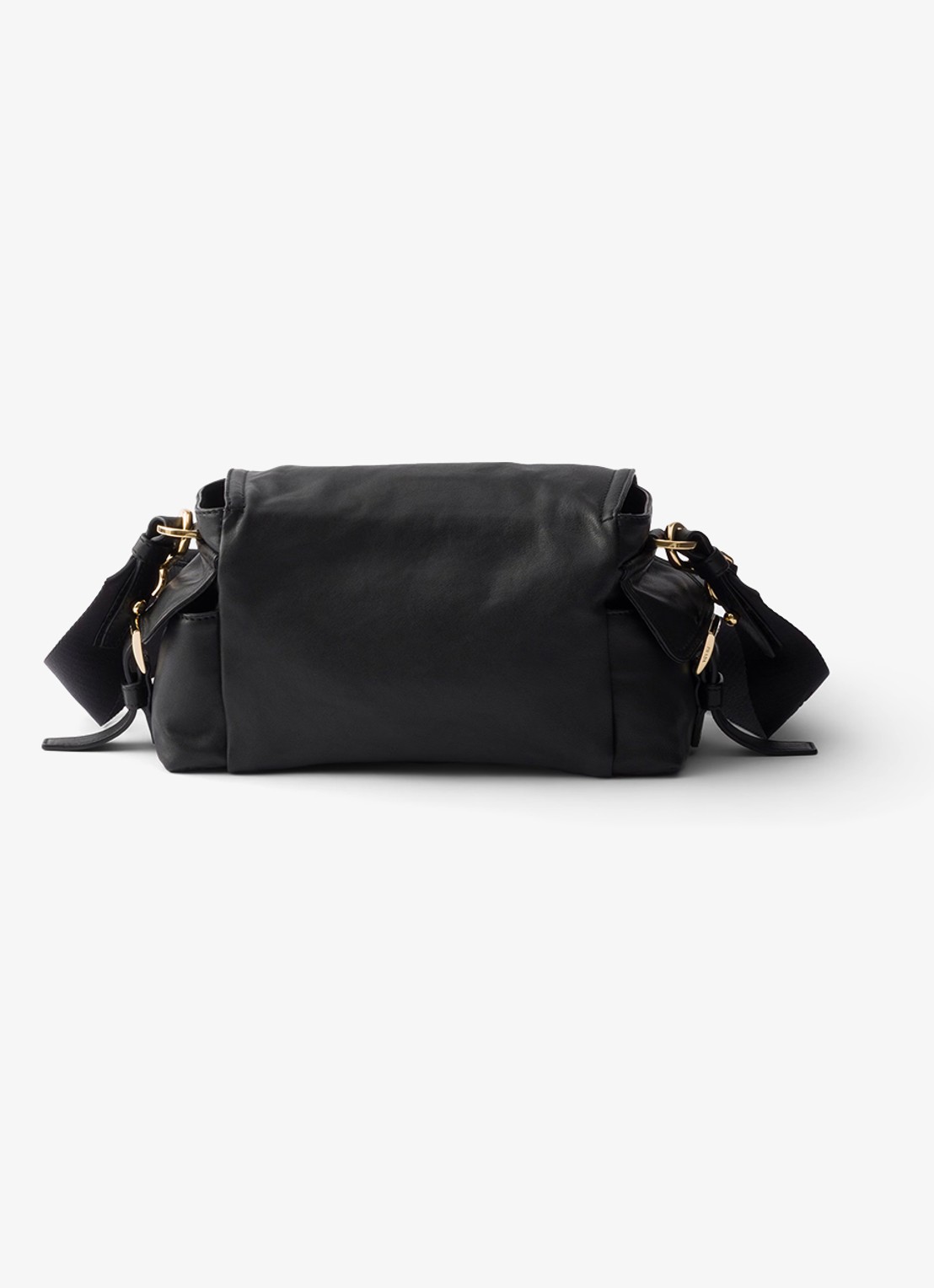 Prada Explore Mini schoudertas van lamsleer - achterkant 6 zwart