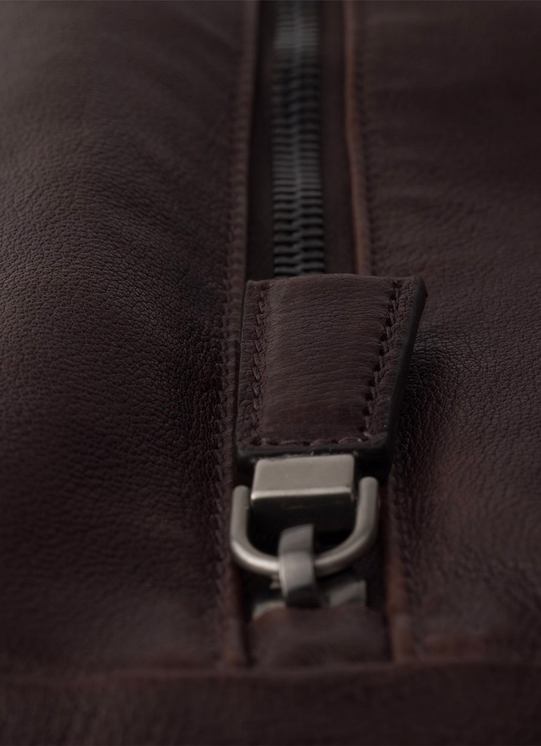 Prada Explore schoudertas van leer - detail 2 bruin