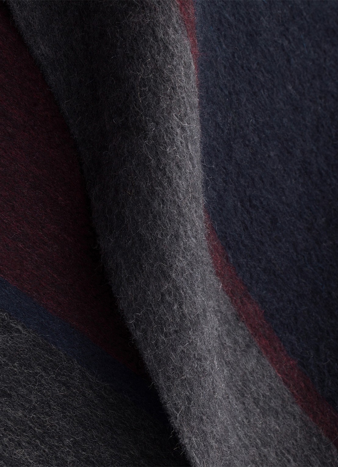 Prada Fijngebreide sjaal in kasjmierblend 185 x 28 cm - detail blauw
