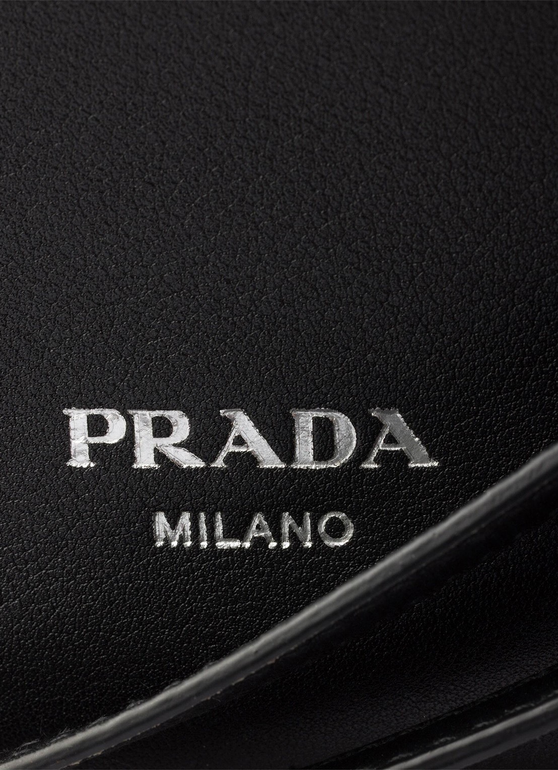 Prada Fold Large schoudertas van kalfsleer - detail 6 zwart