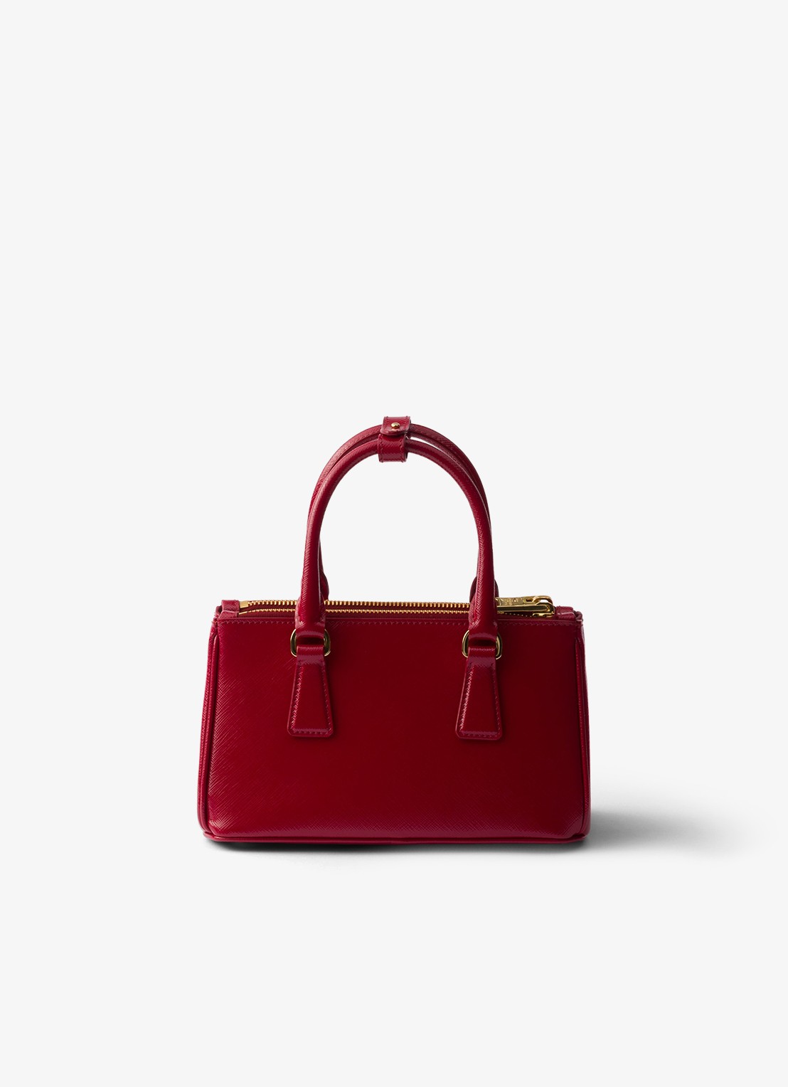 Prada Galleria handtas van lakleer - achterkant 5 rood