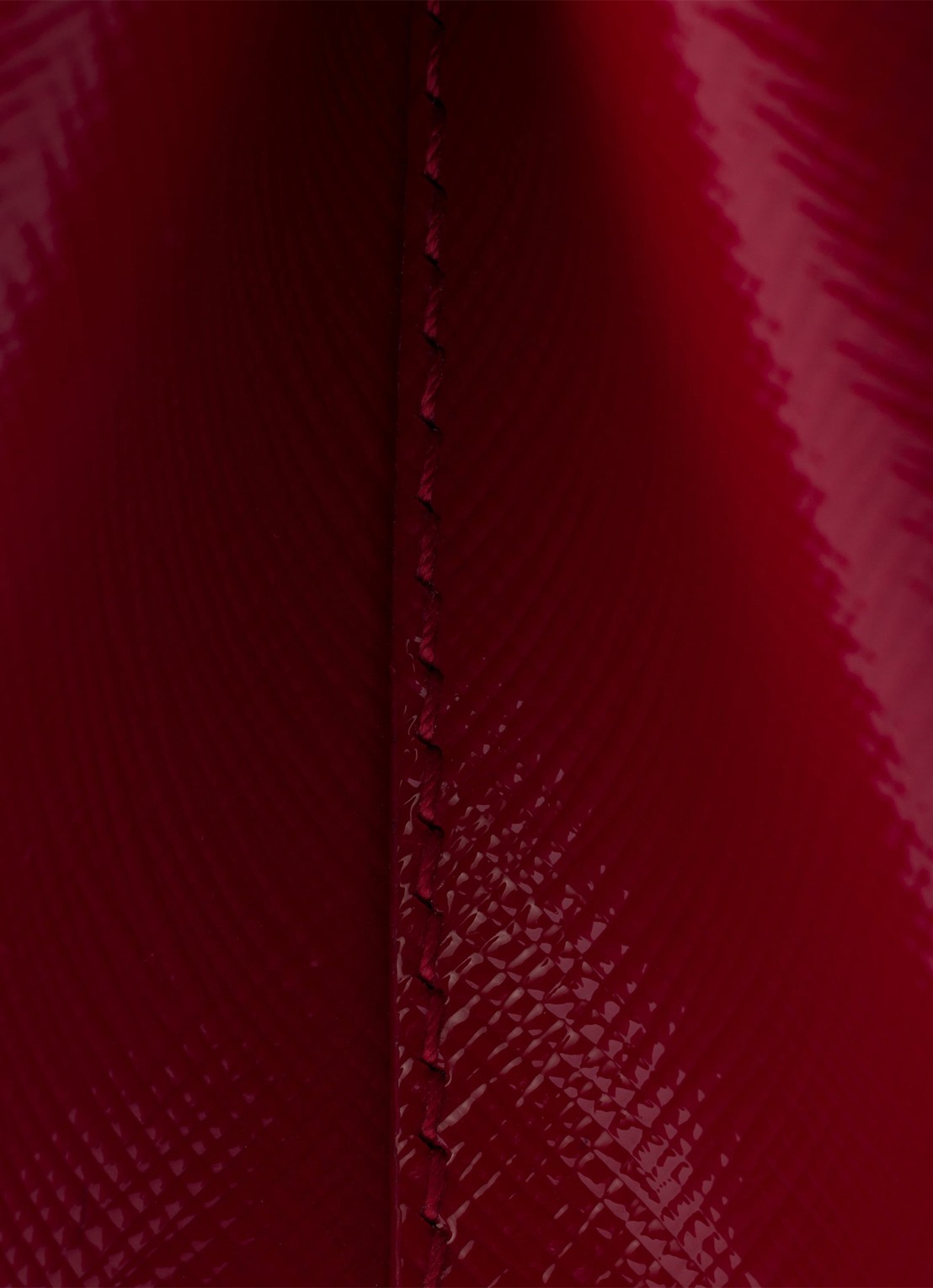 Prada Galleria handtas van lakleer - detail 4 rood