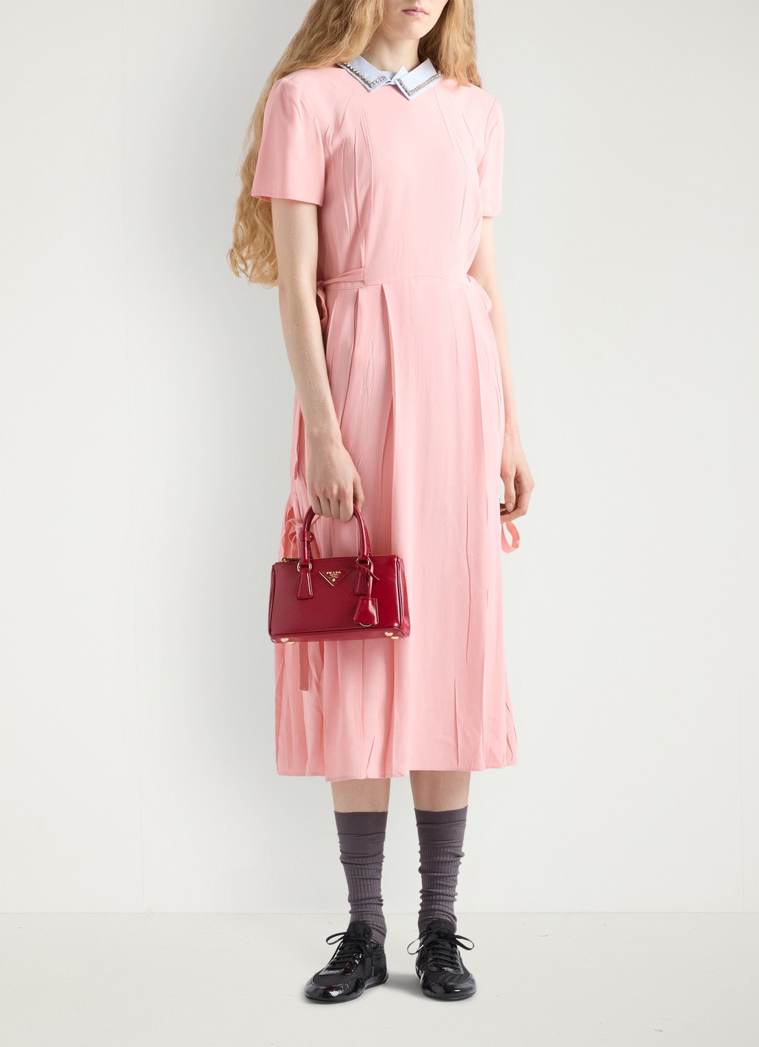 Prada Galleria handtas van lakleer - voorkant 7 rood