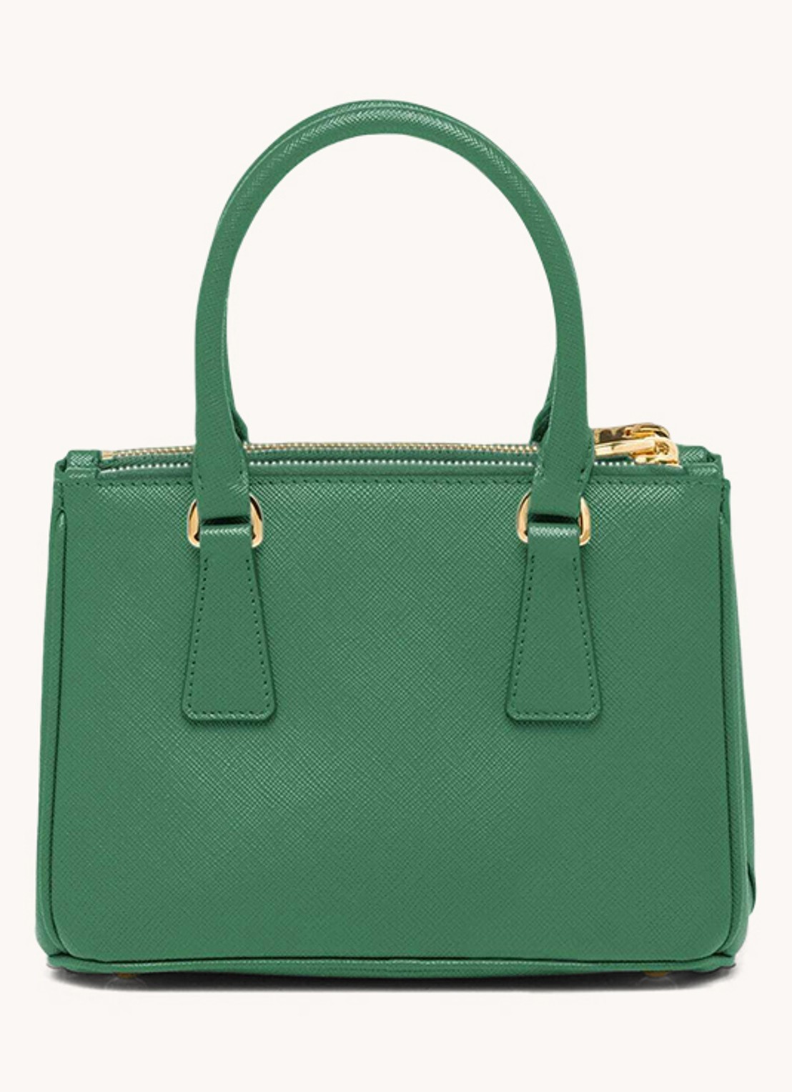 Prada Galleria handtas van leer - detail 4 groen