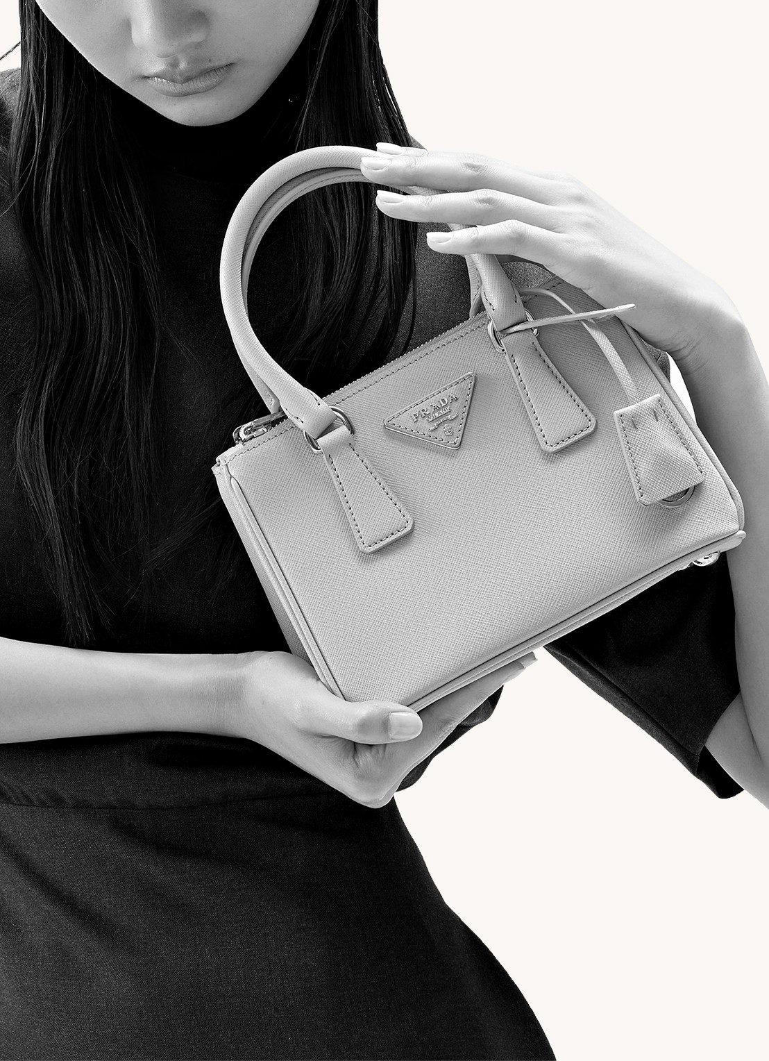 Prada Galleria handtas van leer - detail 7 roze