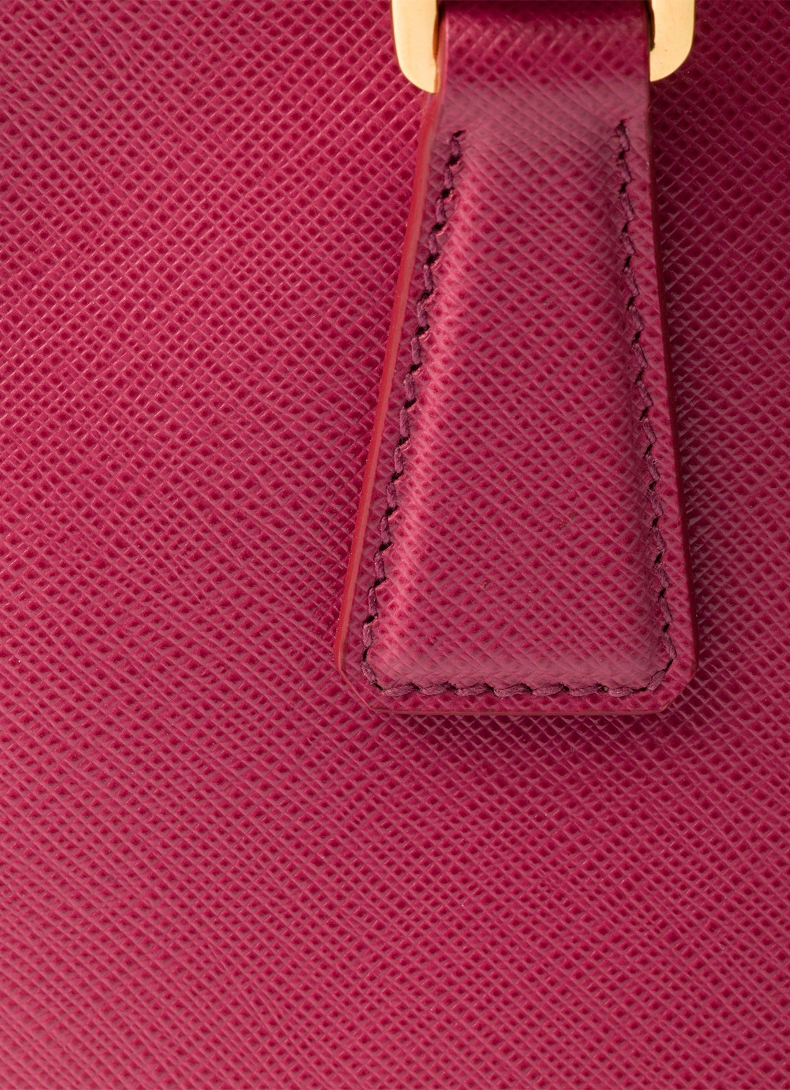 Prada Galleria handtas van leer - detail 4 donkerroze