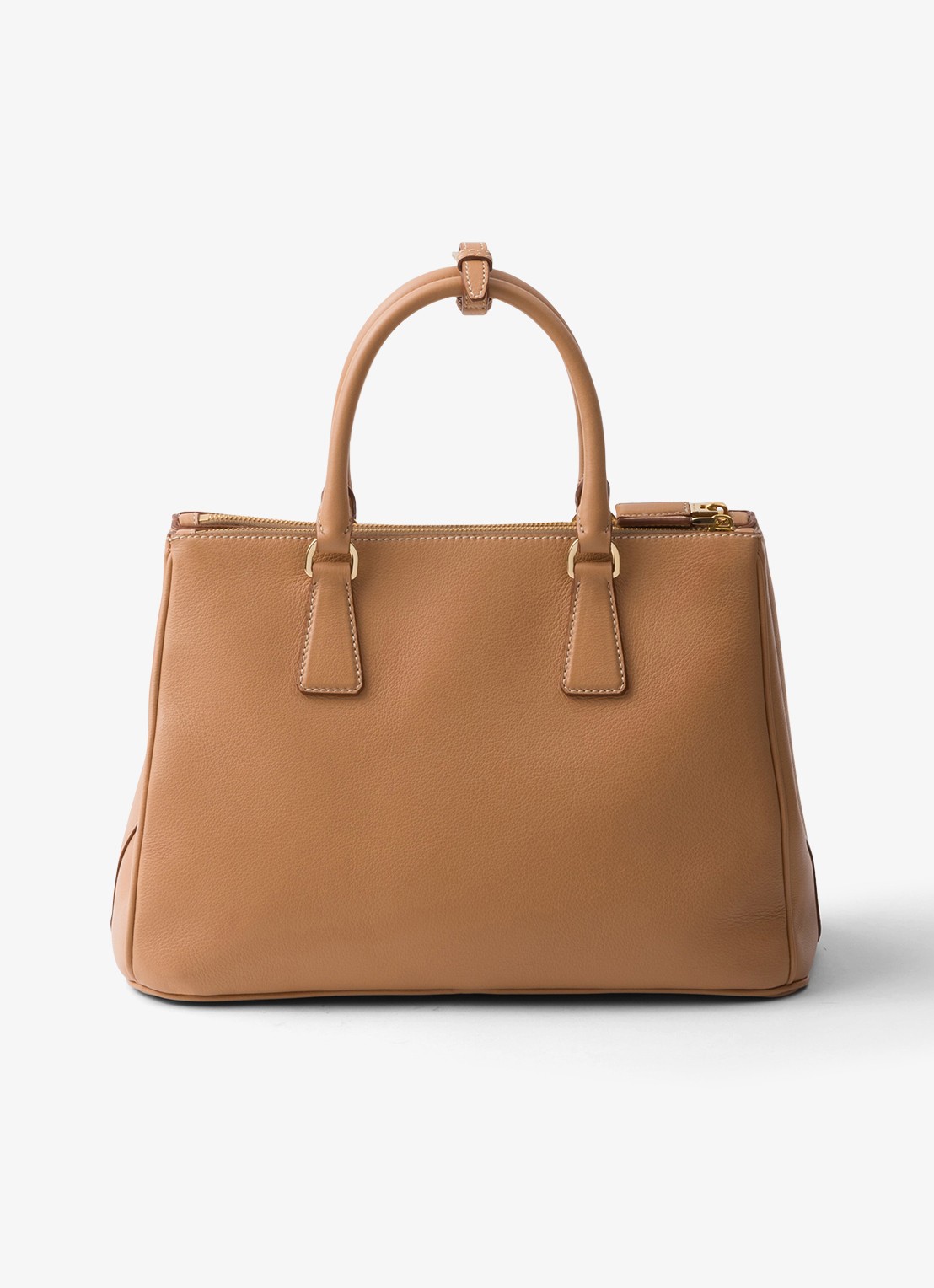 Prada Galleria Large handtas van kalfsleer - achterkant 3 camel