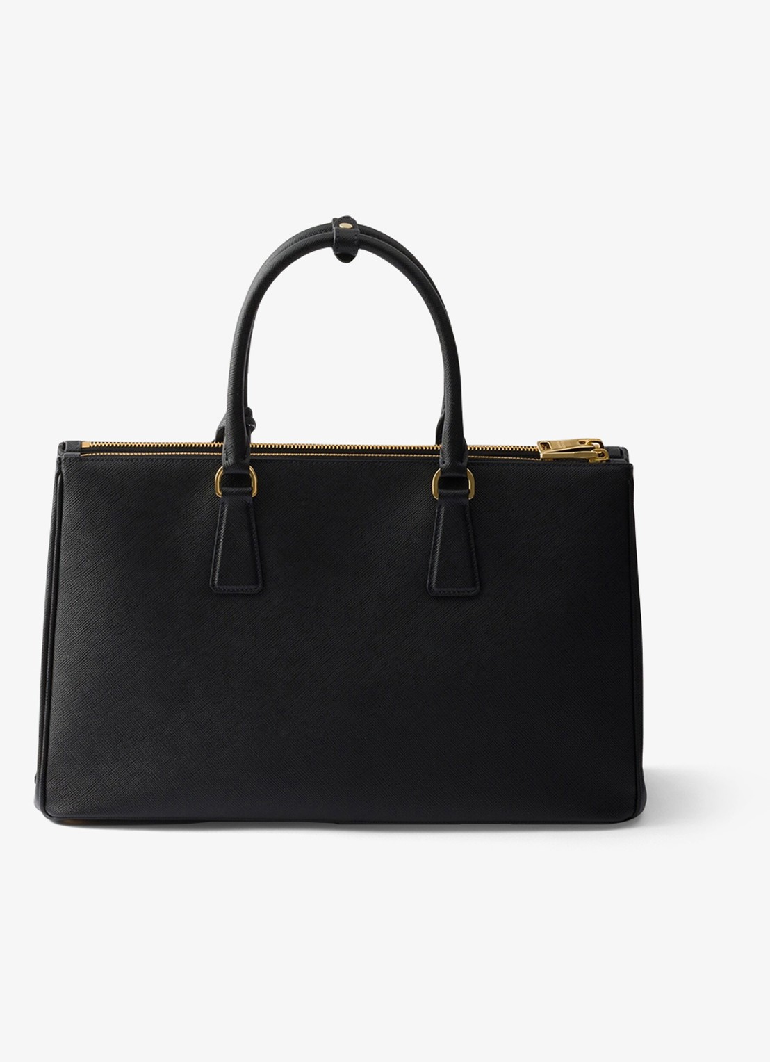 Prada Galleria Large handtas van kalfsleer - achterkant 6 zwart