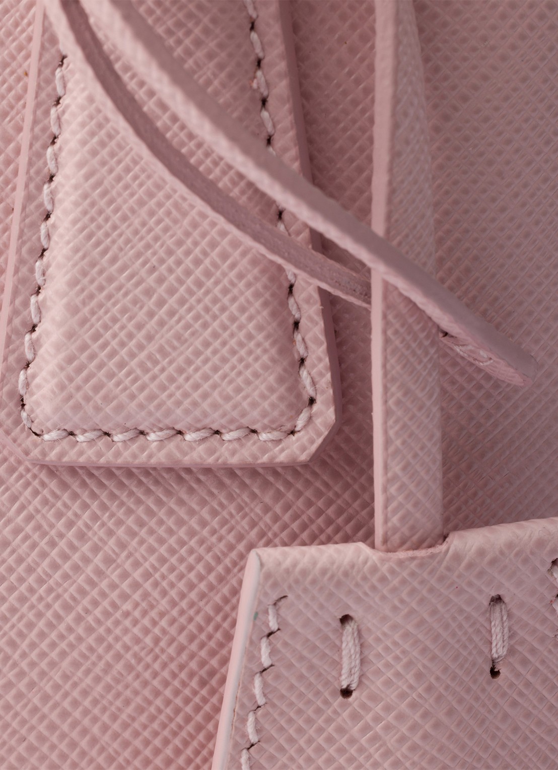 Prada Galleria Micro handtas van leer - detail 4 oudroze